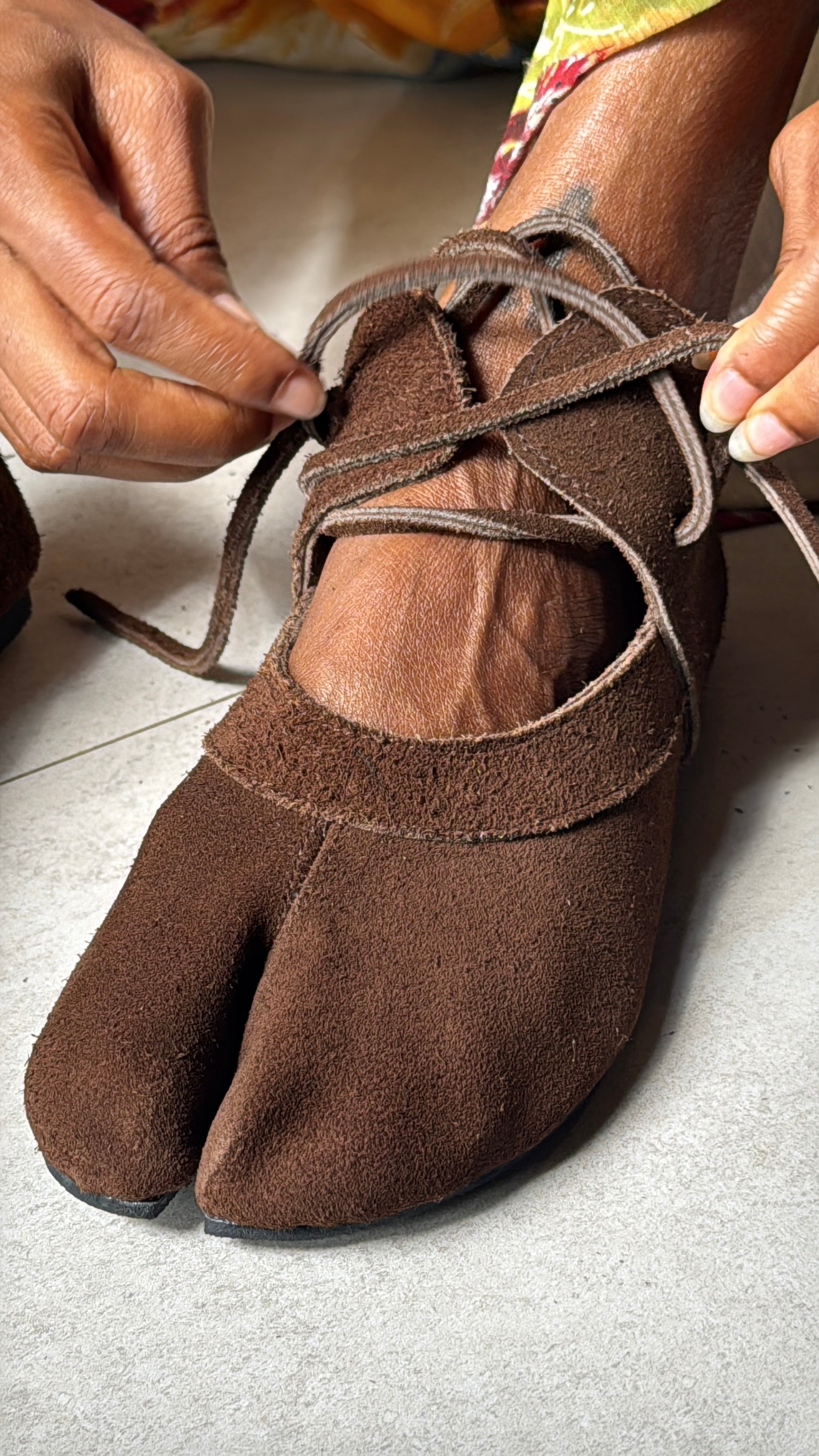 Ninja Shoes Brown ropes