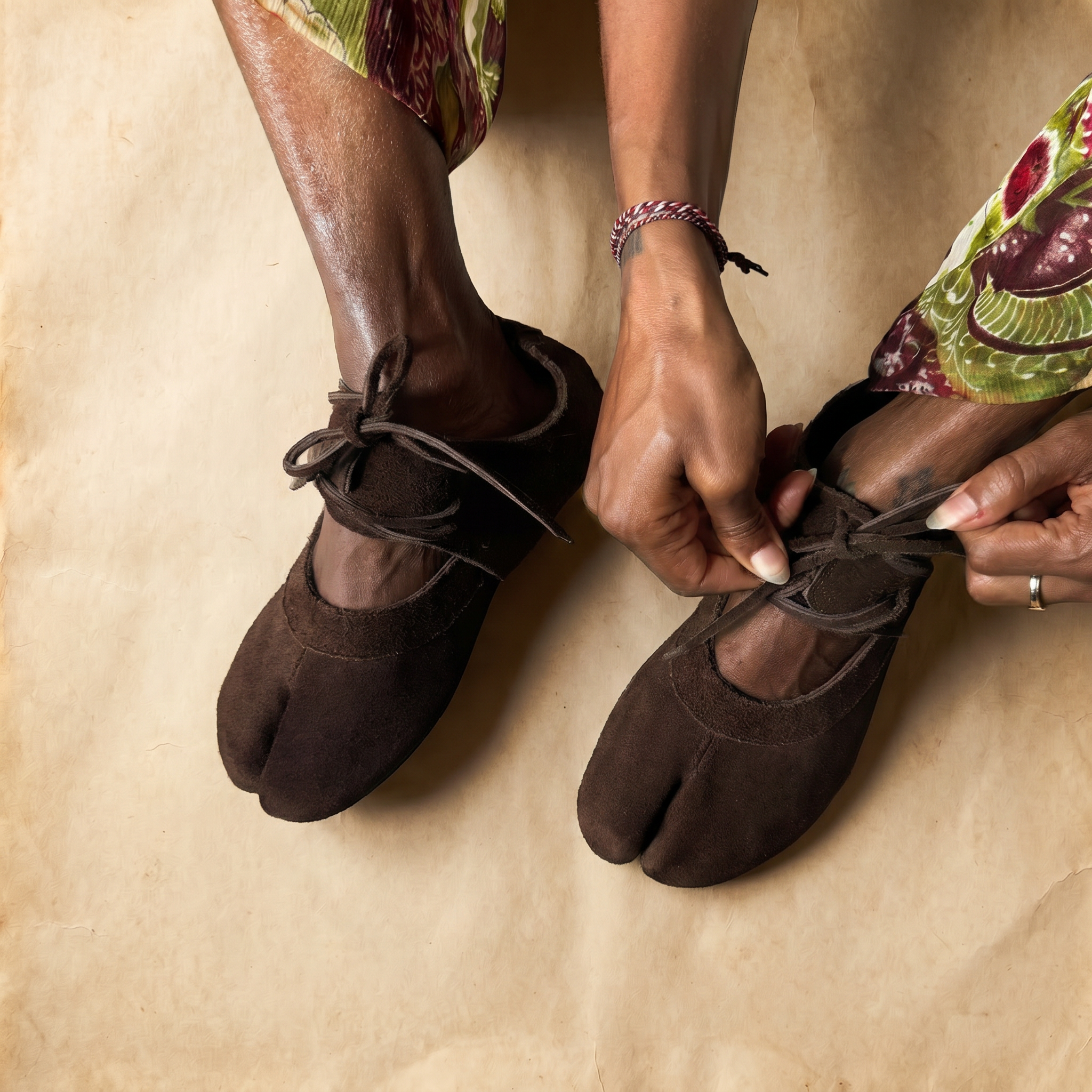 Ninja Shoes Brown ropes